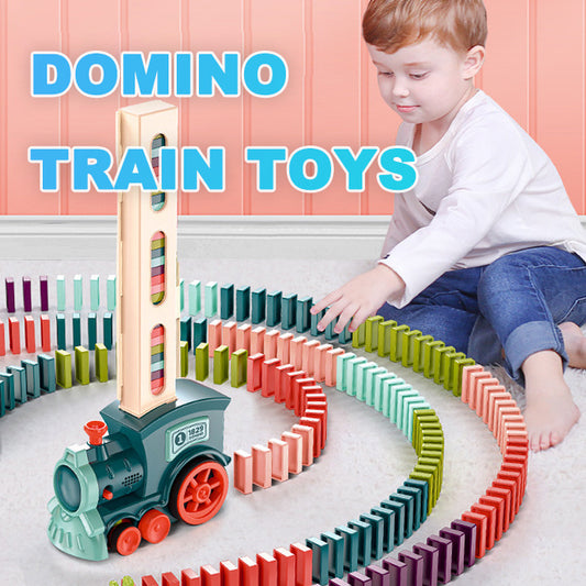 Fantastic Domino Train Baby Toy With Building Blocks