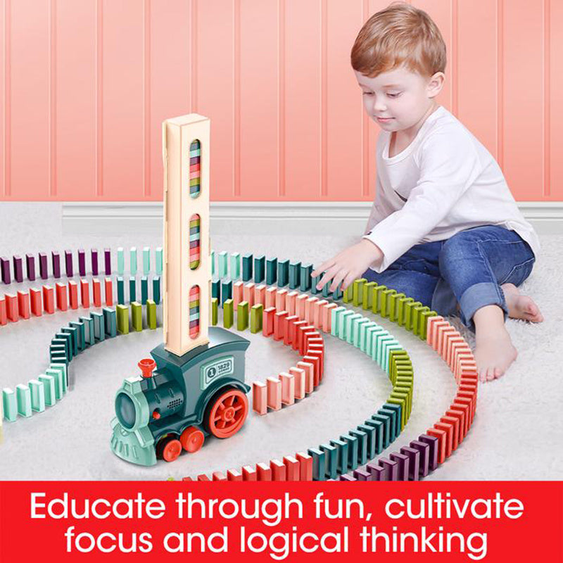 Fantastic Domino Train Baby Toy With Building Blocks